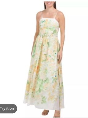 Dalia MacPhee Floral Maxi Dress NWT – Size Medium